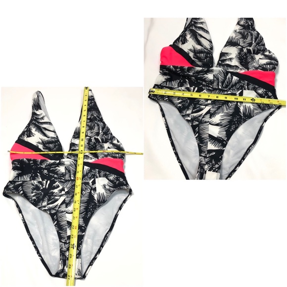 NWT FABLETICS tropical one piece bikini suit large - Picture 3 of 4